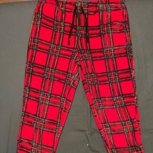 Pajama pants red